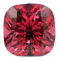 cushion red ruby